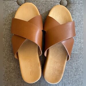 Madewell Women's Brown Slide Sandals